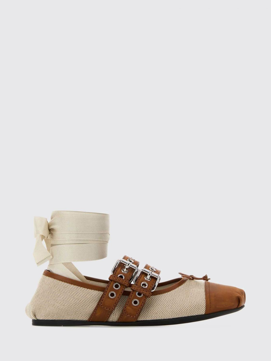 Miu Miu Miu Miu Ballet Flat Woman Natural Size US 6 / IT 36 - 1 Preview