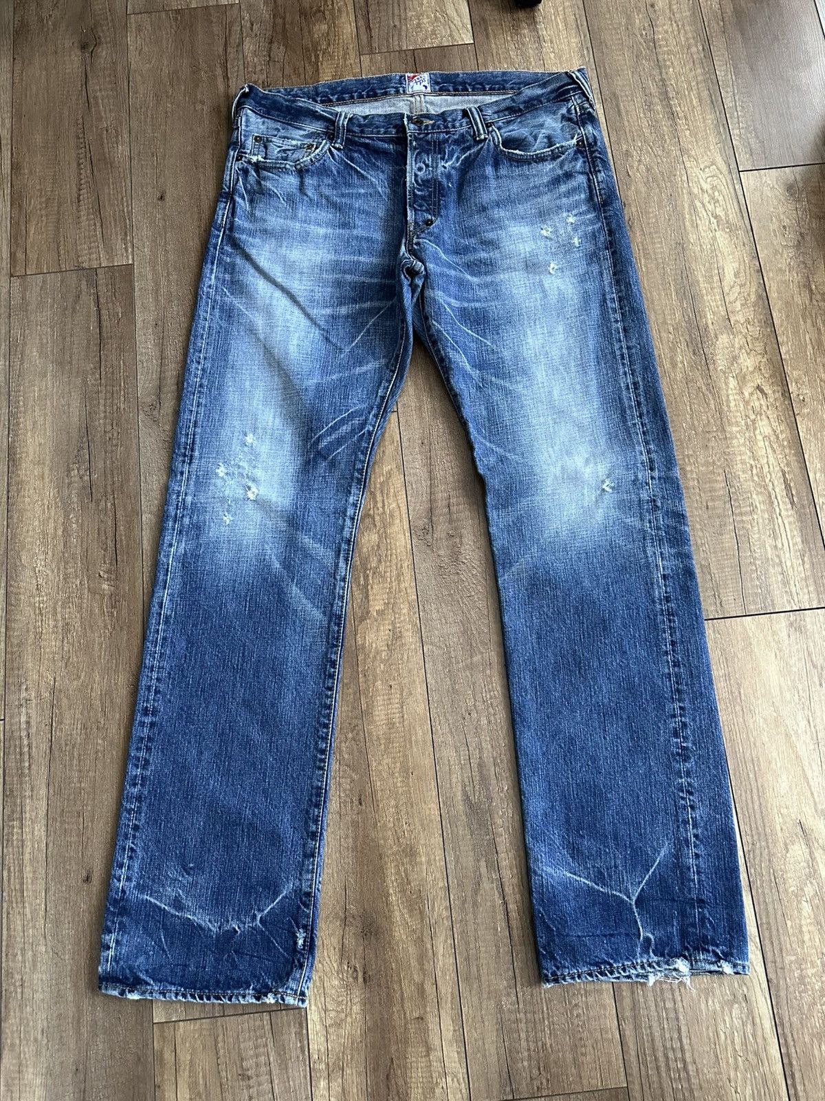 Prps PRPS Japanese Washed Denim Jeans Size US 36 / EU 52 - 3 Thumbnail