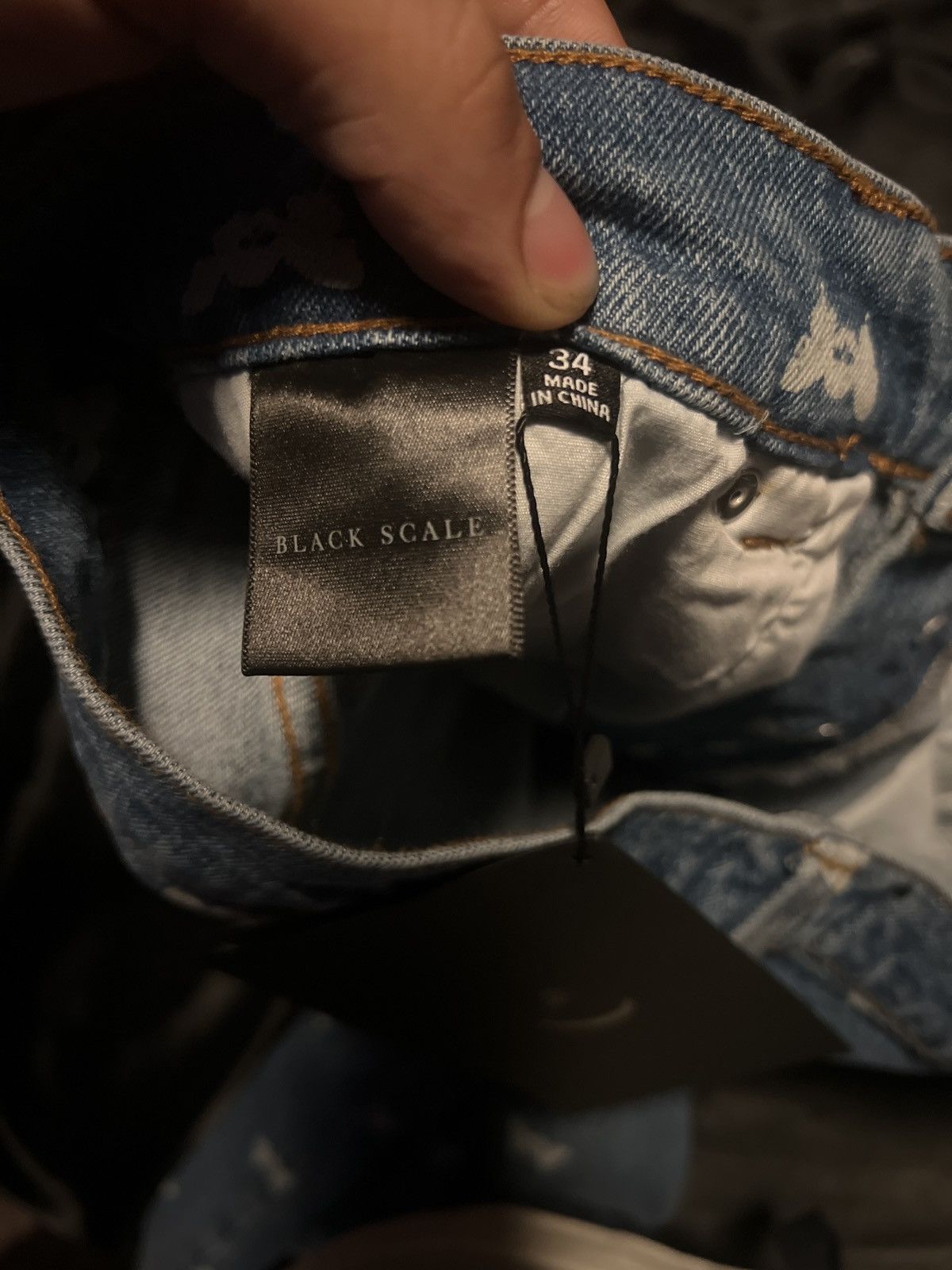 Black Scale Black Scale Denim Jeans Size US 34 / EU 50 - 4 Thumbnail