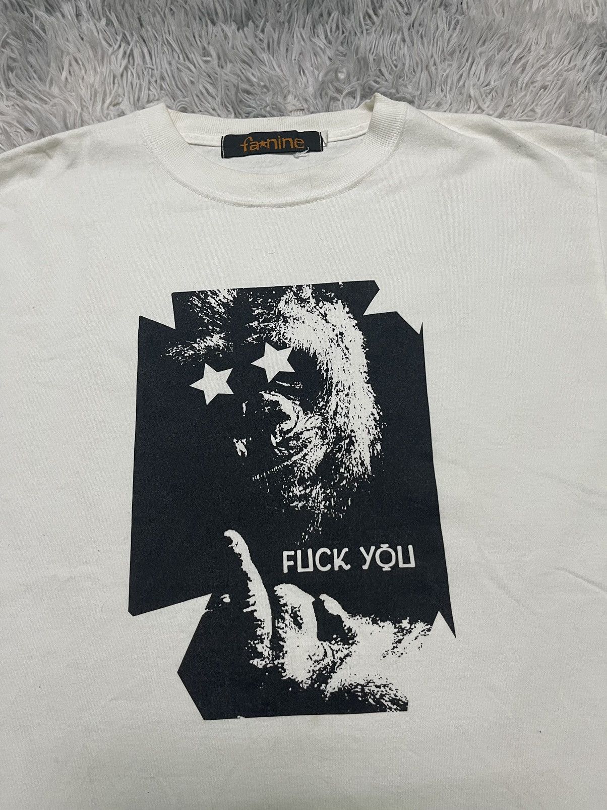 Japanese Brand RARE VINTAGE FA NINE TEES ‘FUCK YOU’ Size US M / EU 48-50 / 2 - 6 Thumbnail