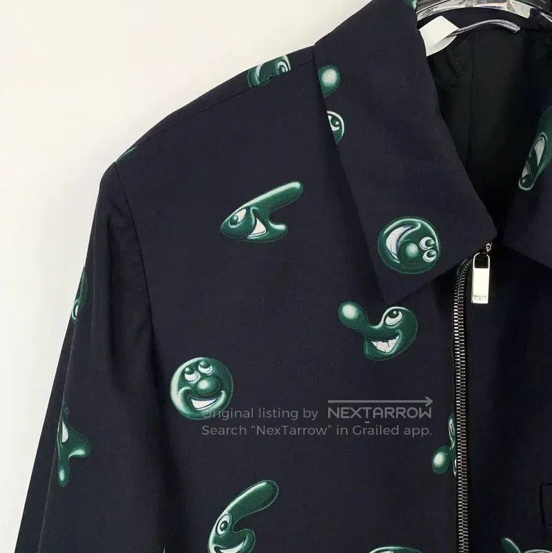 Dior Dior Men's Wool Navy Jacket with Unique Print . Size US S / EU 44-46 / 1 - 3 Thumbnail