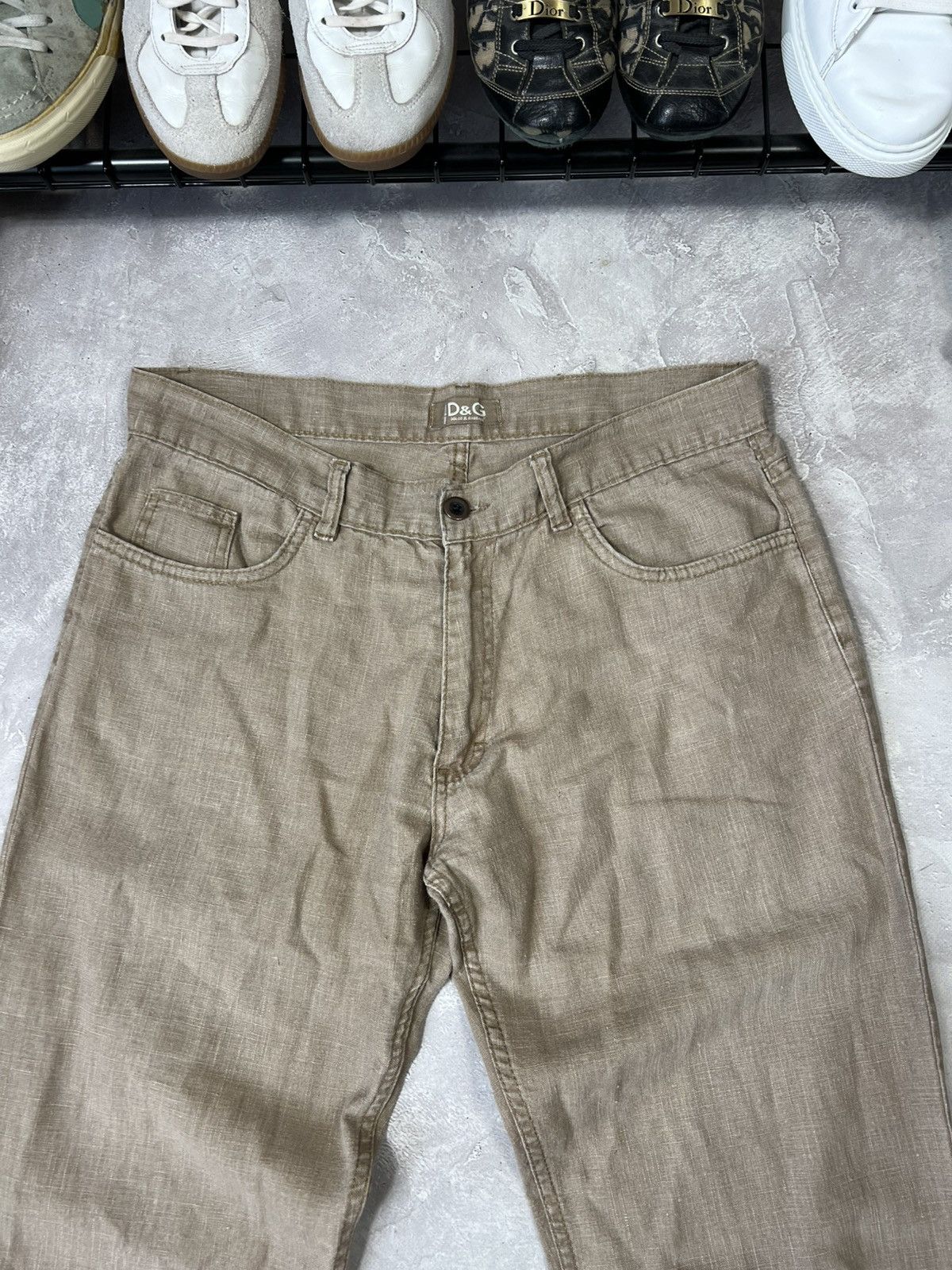 Vintage Vintage Dolce Gabbana Loon Baggy Oldmoney Pants Size US 34 / EU 50 - 3 Thumbnail