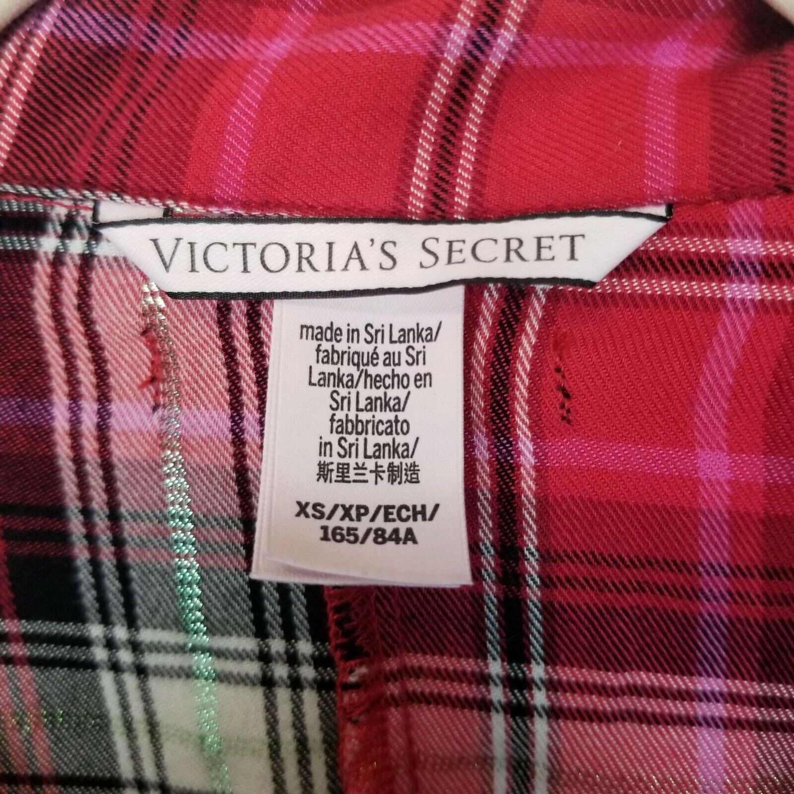 Victoria's Secret Victorias Secret Plaid Romper Sleepwear XS Holiday Preppy Size ONE SIZE - 7 Thumbnail
