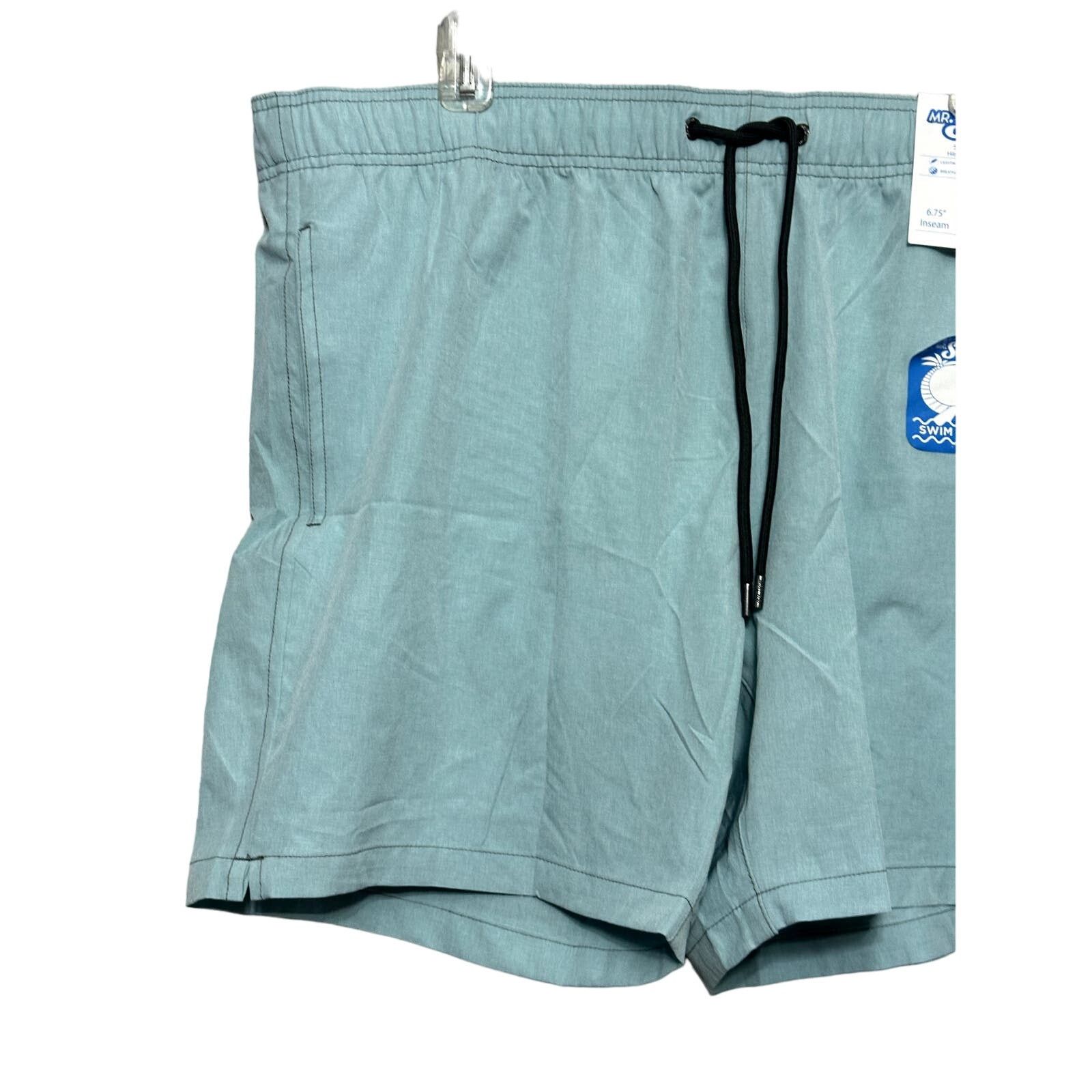 Other Mr. Swim Trunk Adjustable Drawstring Quick-Dry Green XXL NWT Size US 40 / EU 56 - 2 Thumbnail