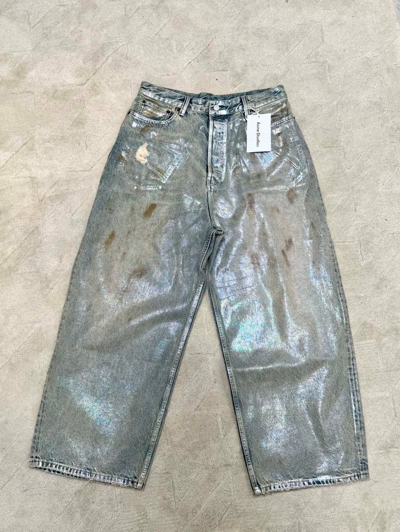 Acne Studios acne studios Laser wide-leg jeans 2506-Nextarrow Size US 30 / EU 46 - 1 Thumbnail