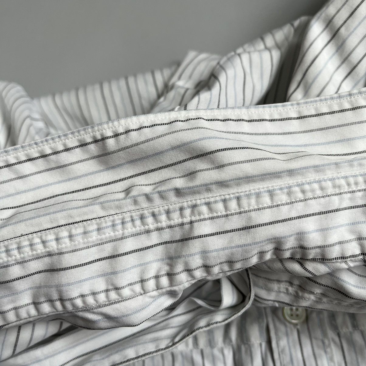 Comme des Garcons SHIRT Vintage Comme des Garcons Striped Button Up Shirt Size M / US 6-8 / IT 42-44 - 11 Thumbnail