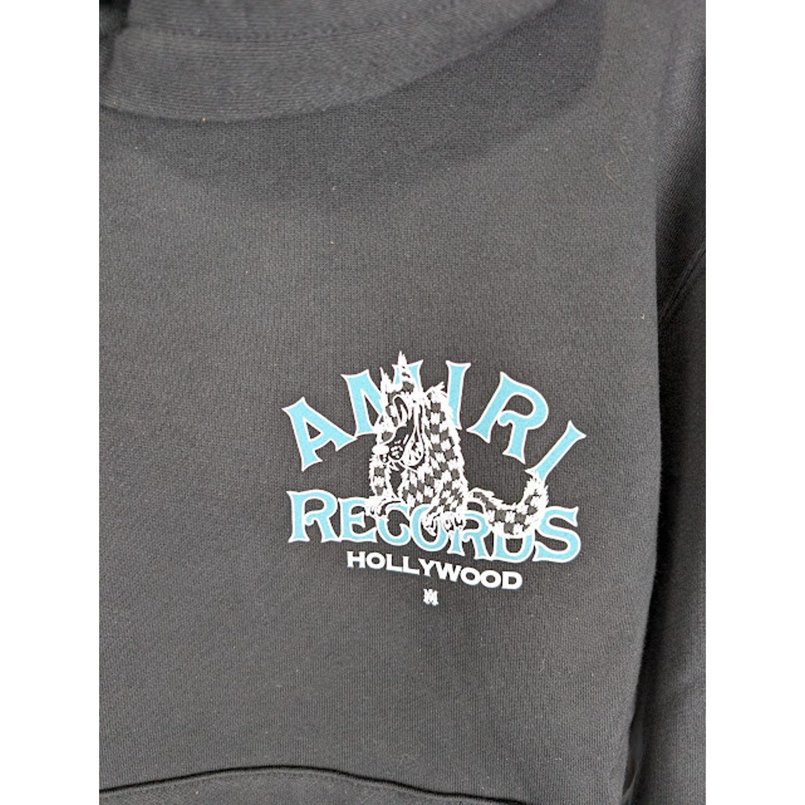 Amiri o1rshd1 Records Wolf Hoodie in Black Size US XXL / EU 58 / 5 - 4 Thumbnail