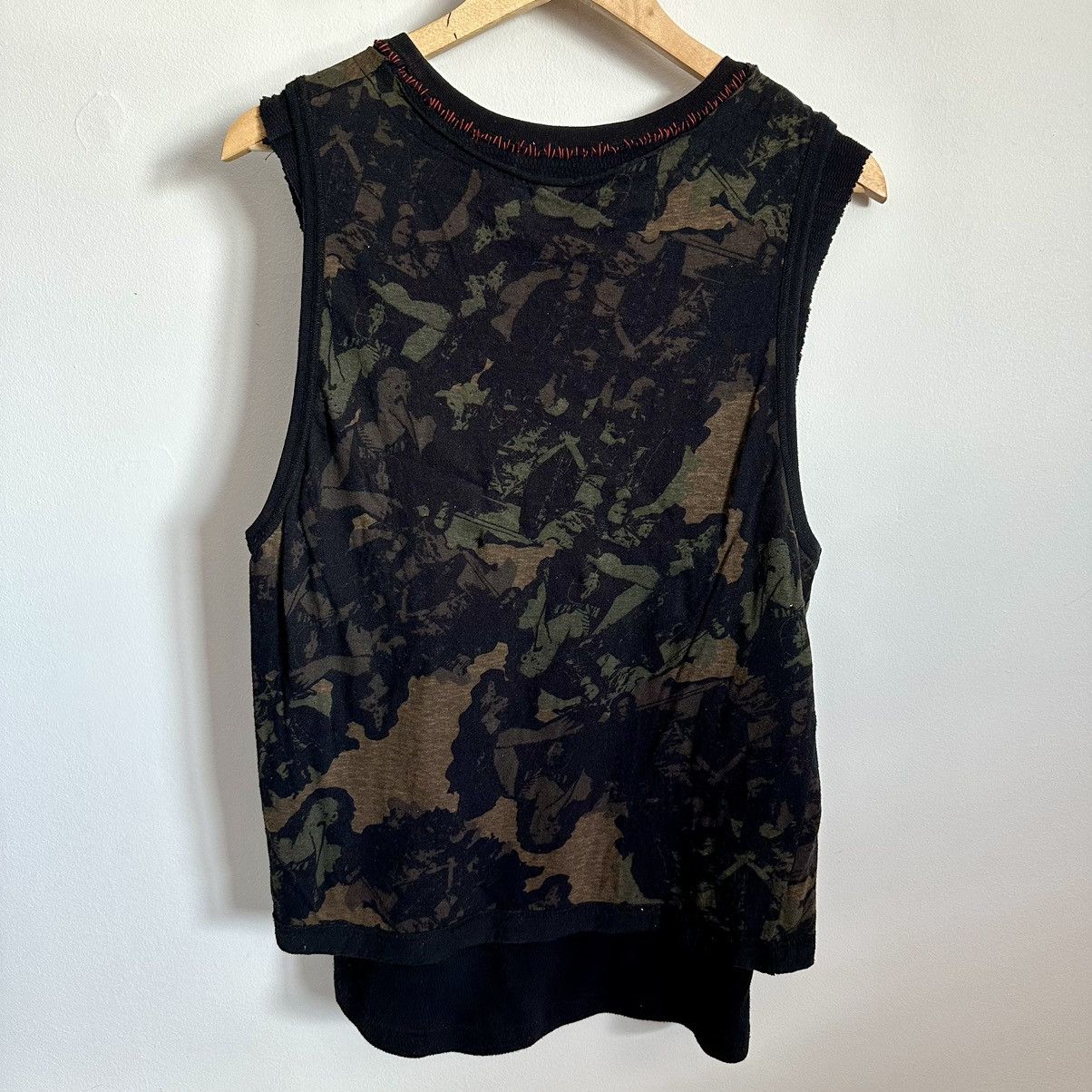 Jun Takahashi × Undercover Undercover SS03 Scab Punk Camo Double Layered Tank Top Size US M / EU 48-50 / 2 - 6 Thumbnail