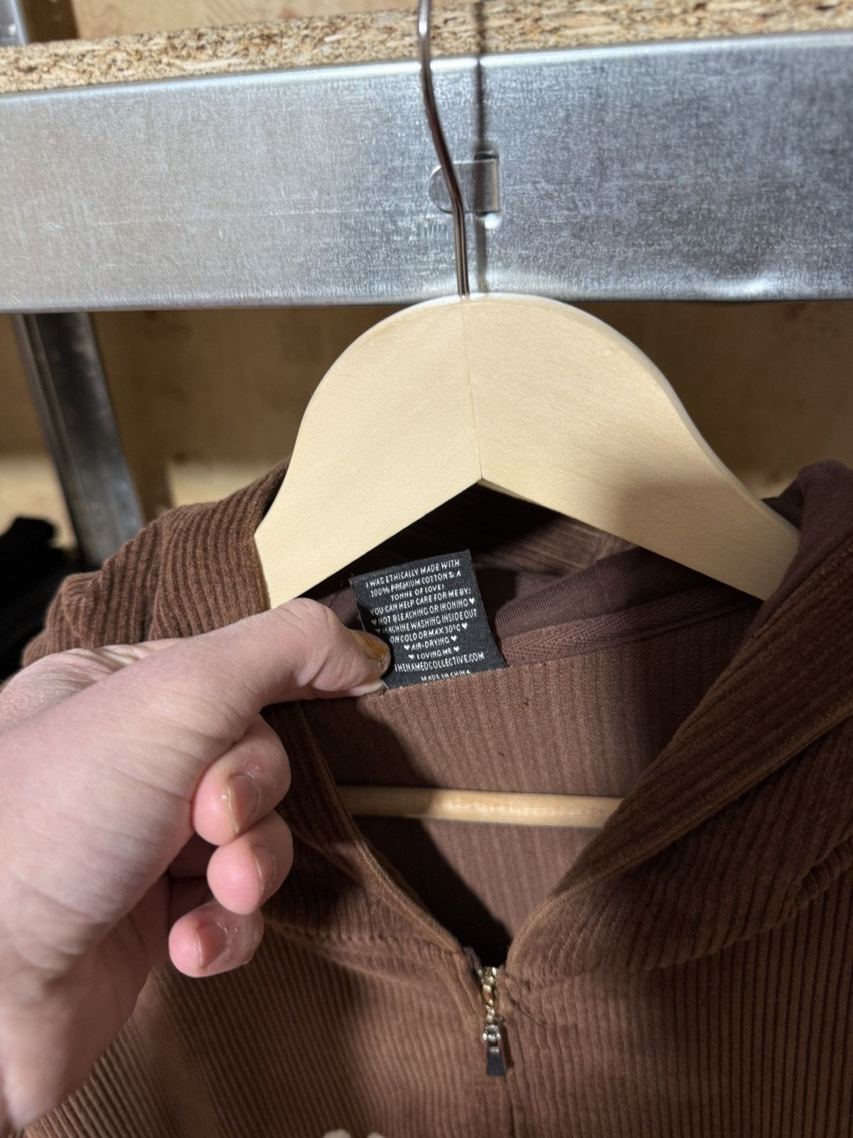 Designer × Named Collective Archive Cord Named Collective Worldwide Zip Oversize Hoodie Size XL / US 12-14 / IT 48-50 - 5 Thumbnail