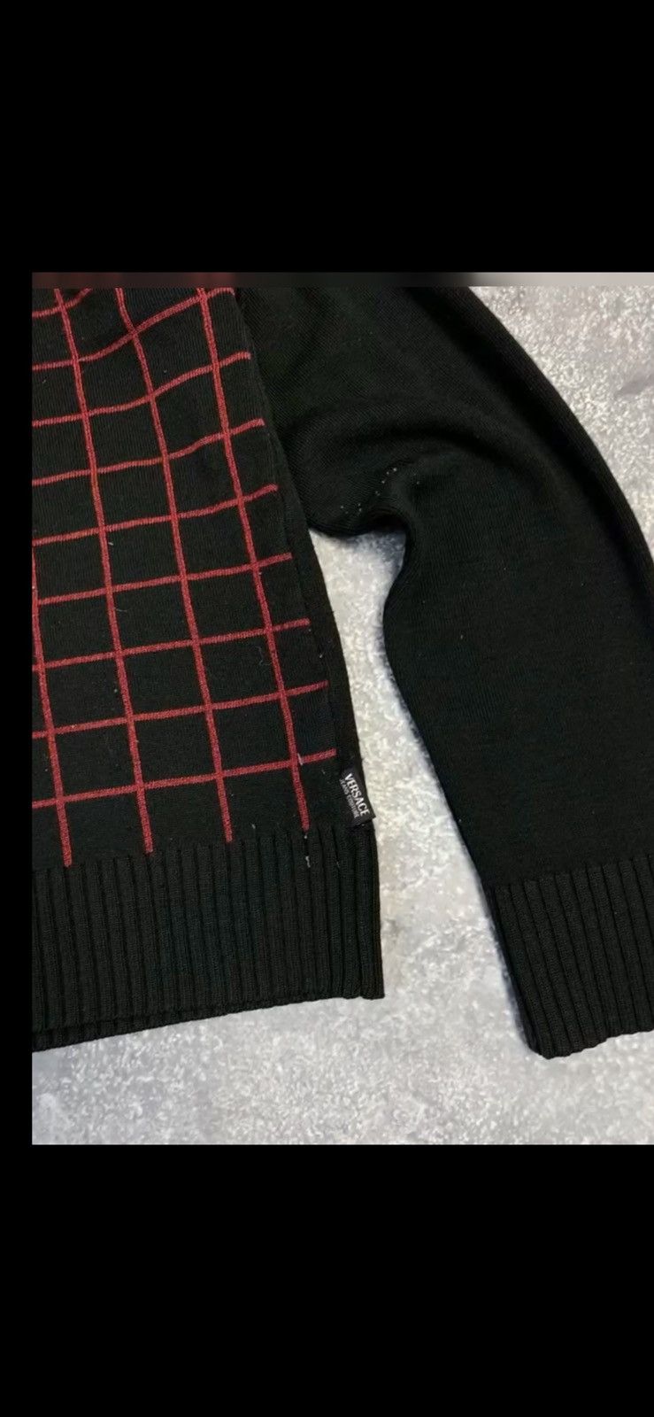 Versace Jeans Couture × Vintage Mens Vintage Versace Jeans Couture Knited Striped Sweater Size US S / EU 44-46 / 1 - 2 Thumbnail
