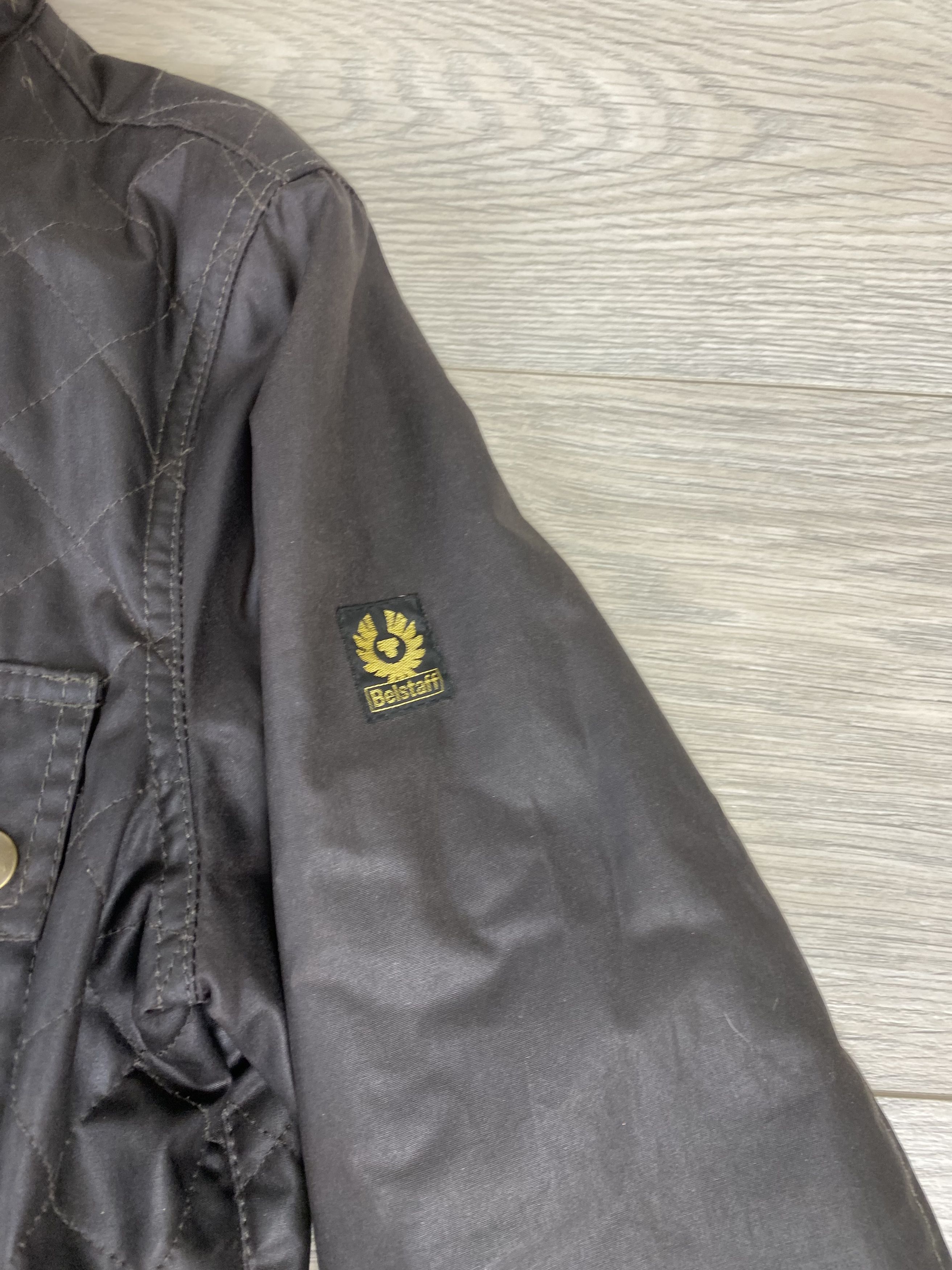 Belstaff Belstaff Gold Ladies Waxed Cotton Fur Collar Jacket Size L / US 10 / IT 46 - 5 Thumbnail