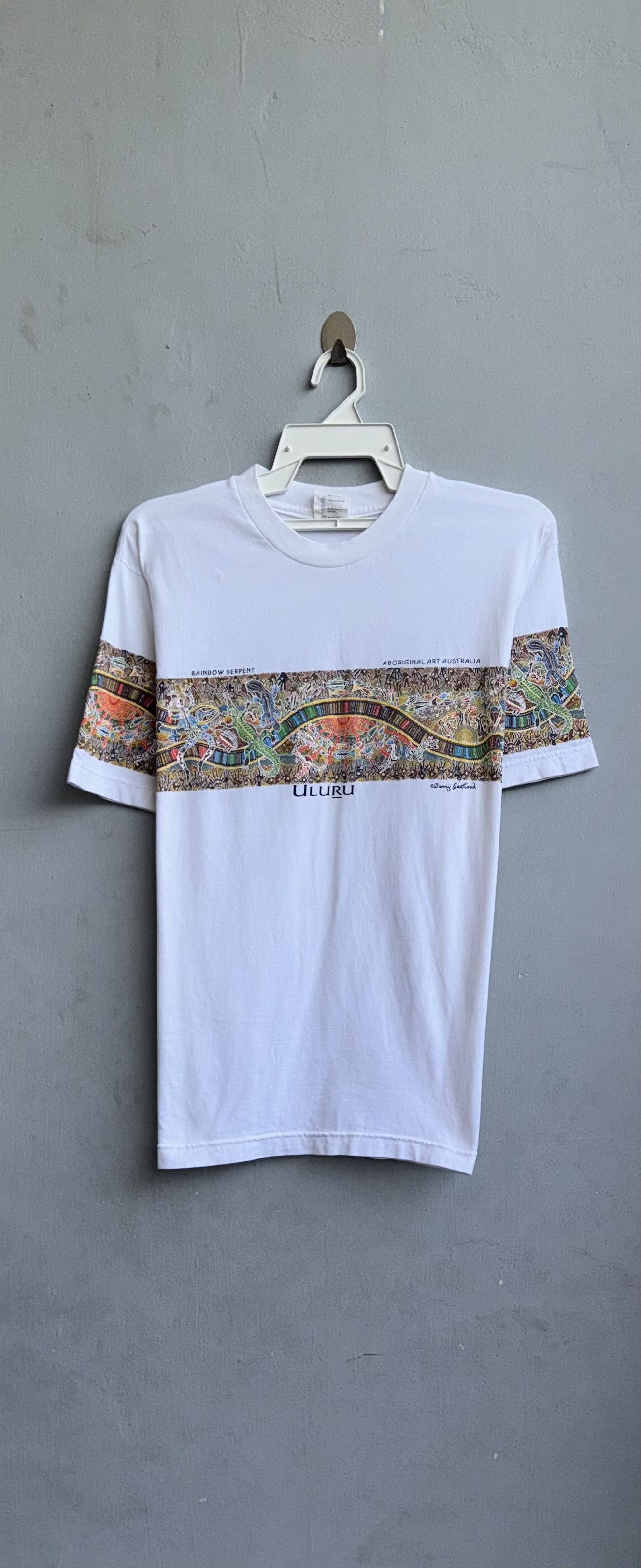 Vintage Vintage 90's Danny Eastwood Aboriginal Art Australia Tee Size US M / EU 48-50 / 2 - 1 Thumbnail