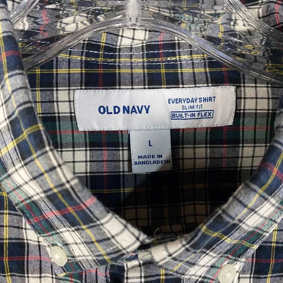 Old Navy Old Navy Button Down Shirt Men's Large Slim Fit Everyday Size US L / EU 52-54 / 3 - 2 Thumbnail