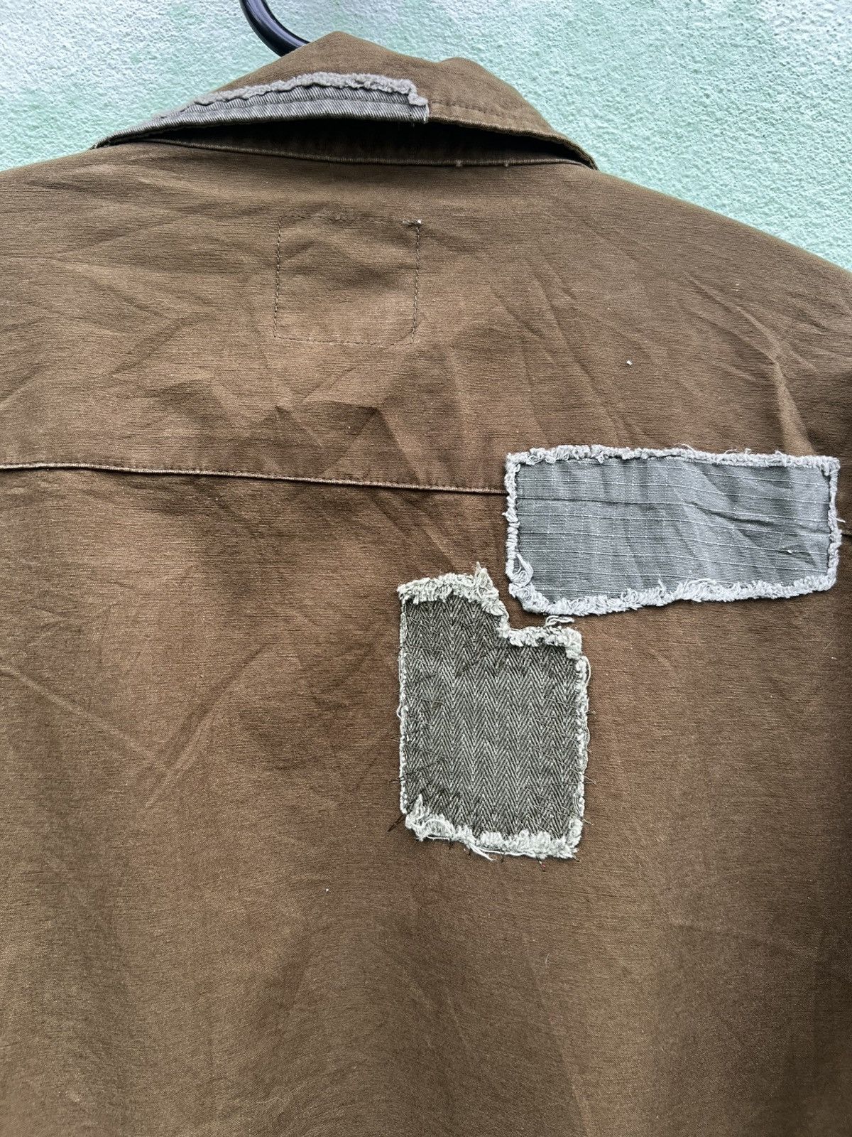 Japanese Brand Houston Distressed Boro Patchwork Military Jungle Fatigue Size US L / EU 52-54 / 3 - 16 Thumbnail