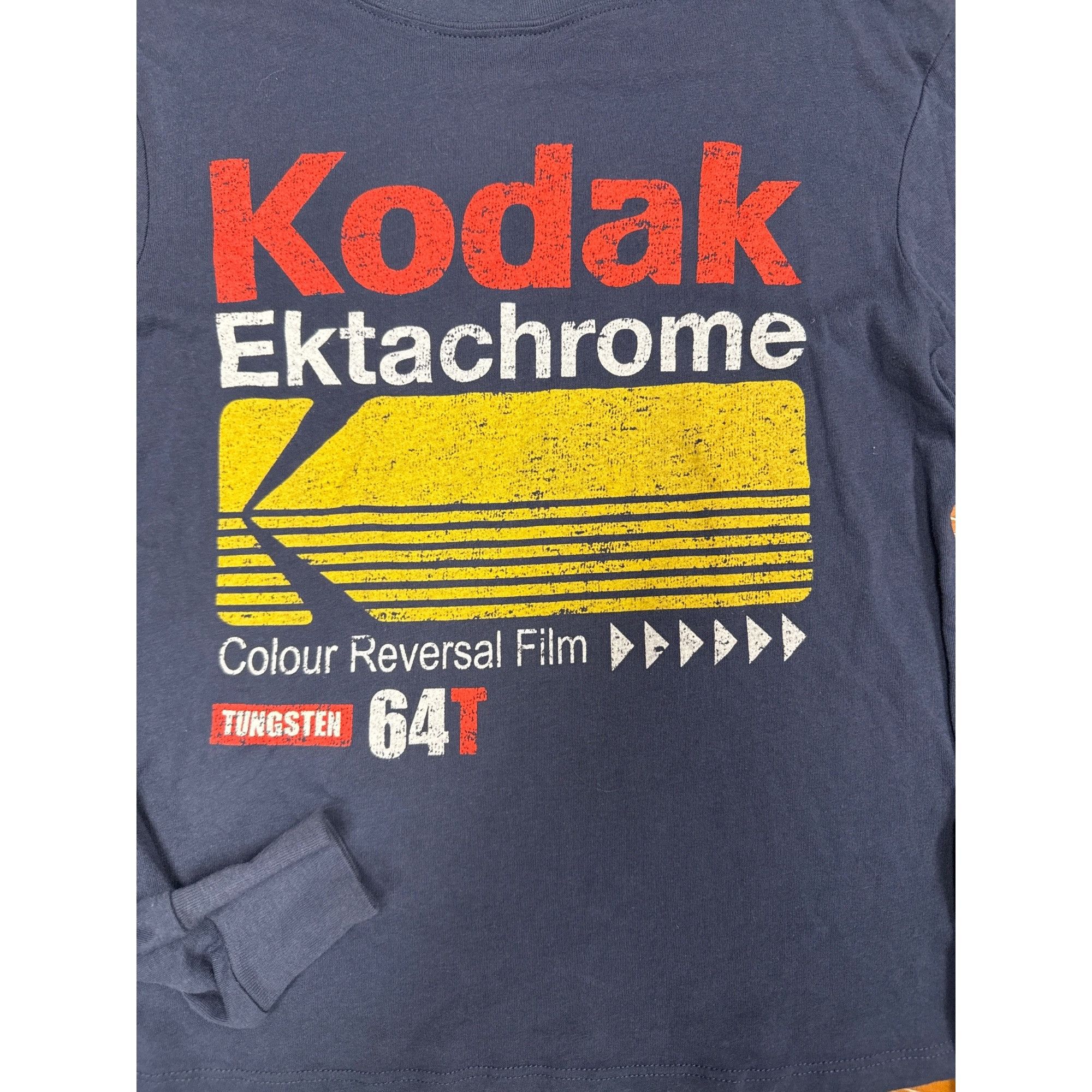 Kodak Kodak Ektachrome Graphic Long-Sleeve T-Shirt Navy Retro Prin Size S / US 4 / IT 40 - 5 Thumbnail