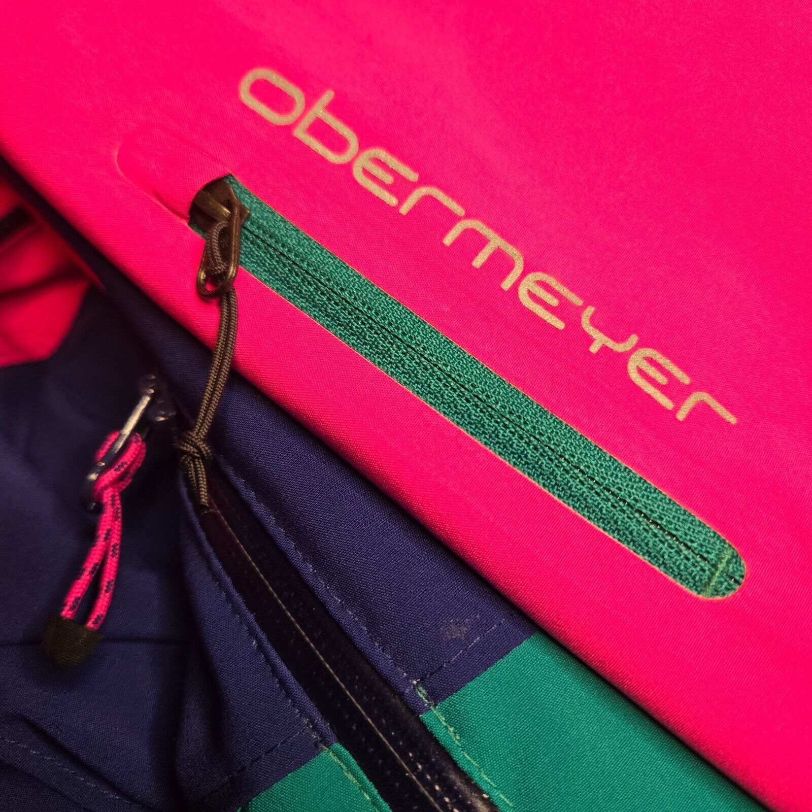 Obermeyer Obermeyer Luna Ski Jacket Women's SZ 2 Neon Hydroblock C2 Size XS / US 0-2 / IT 36-38 - 4 Thumbnail