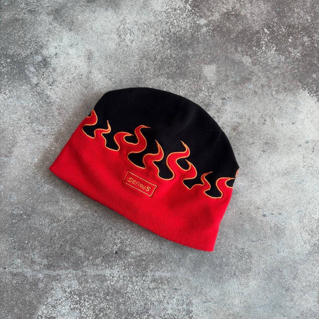 If Six Was Nine × Japanese Brand × Vintage Amazing Y2K SK8 Flaming Beanie Hat Size ONE SIZE - 4 Thumbnail