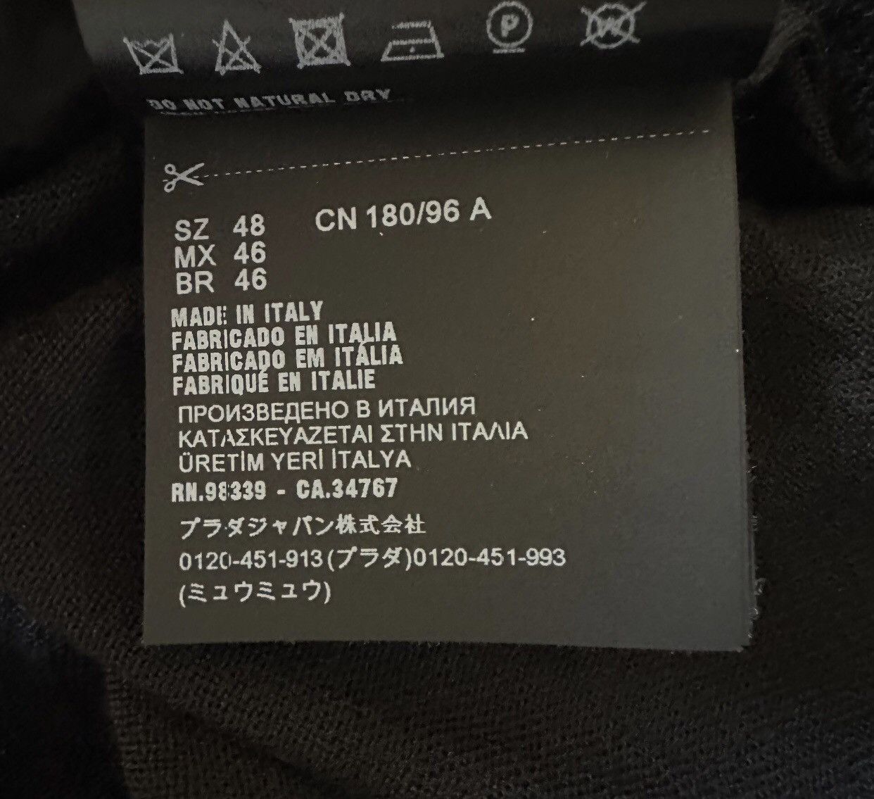 Prada Prada solid color black half high neck sweater2412-Nextarrow Size US L / EU 52-54 / 3 - 6 Thumbnail