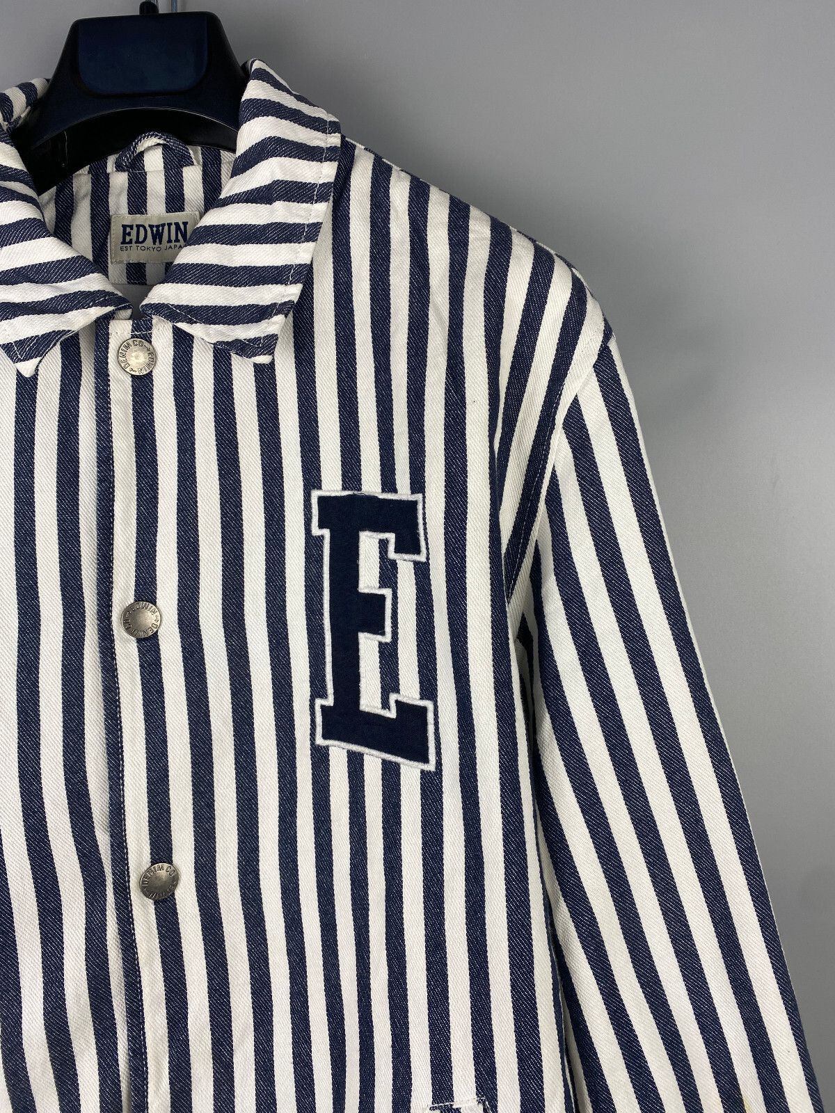 Edwin Edwin Cotton Striped Coach Jacket Bombe Size US M / EU 48-50 / 2 - 5 Thumbnail