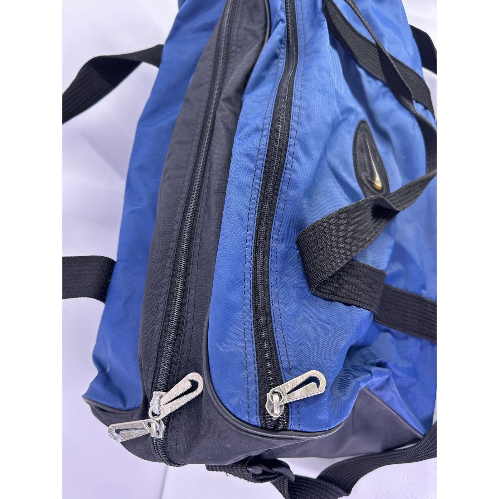 Nike Vintage 94-98 Nike Duffel Bag Dark Blue Black Accents Size ONE SIZE - 6 Thumbnail