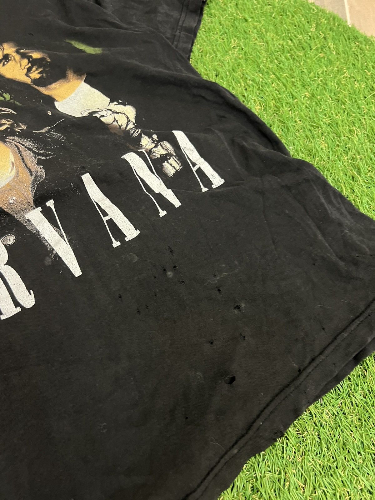 Nirvana × Vintage Kurt Cobain Nirvana Vintage T-shirt Size US M / EU 48-50 / 2 - 6 Thumbnail