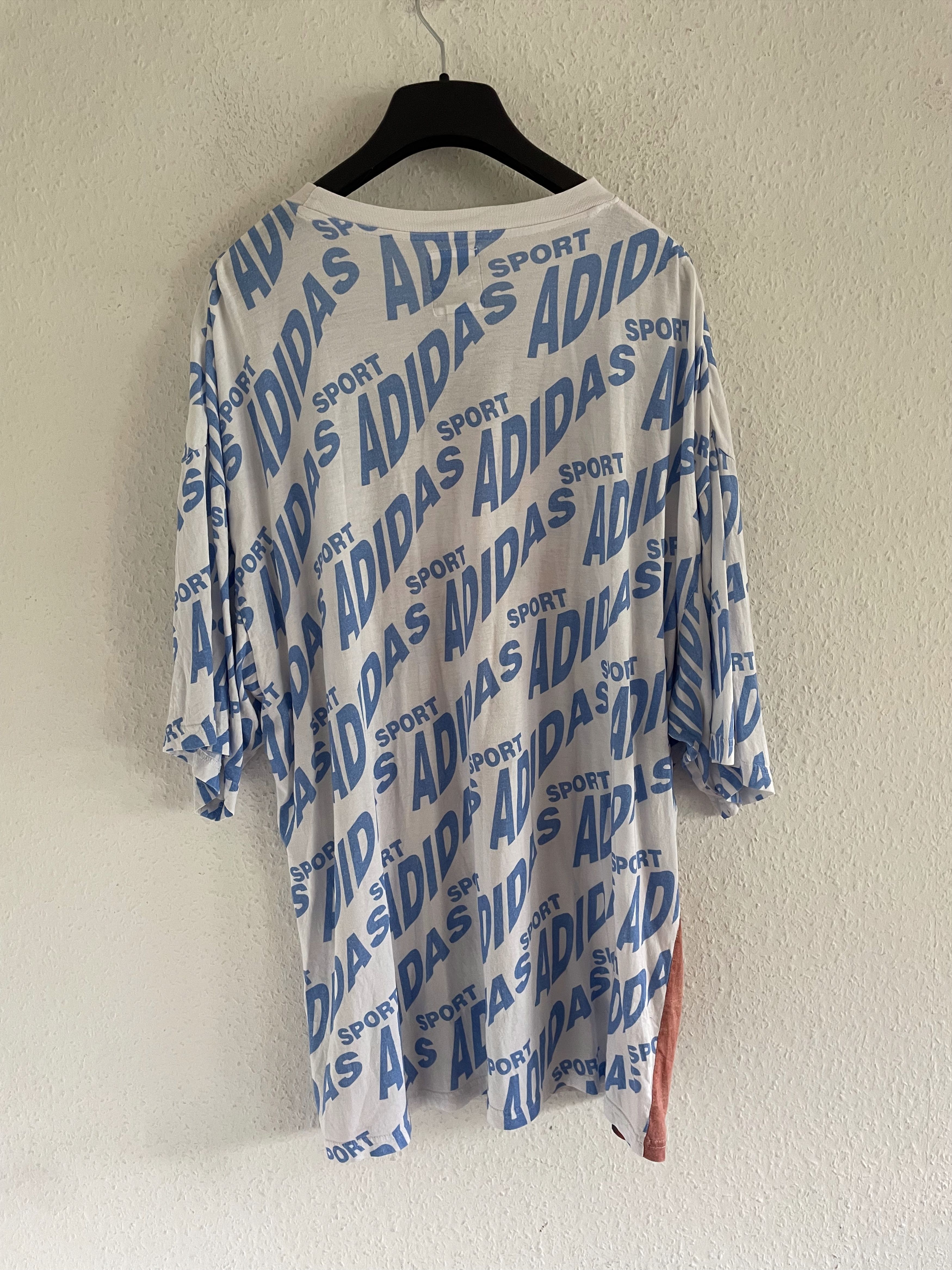 Adidas × Jeremy Scott Union Jack Oversized Tee Size US XL / EU 56 / 4 - 9 Thumbnail