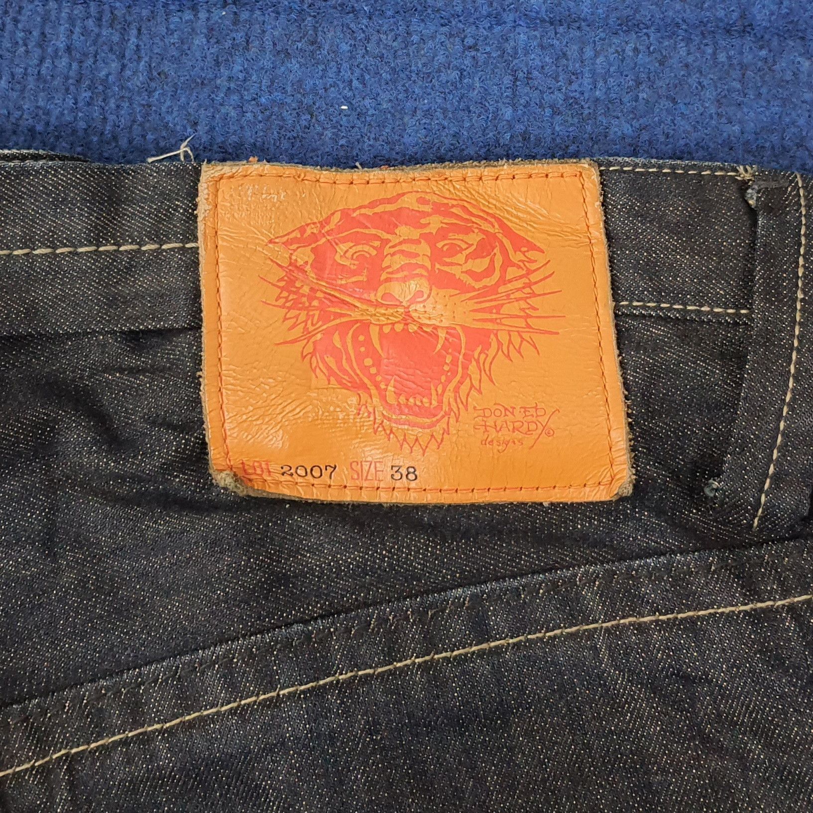 Ed Hardy Vintage Ed Hardy by Christian Audigier Jeans C258N15 Size US 38 / EU 54 - 3 Thumbnail