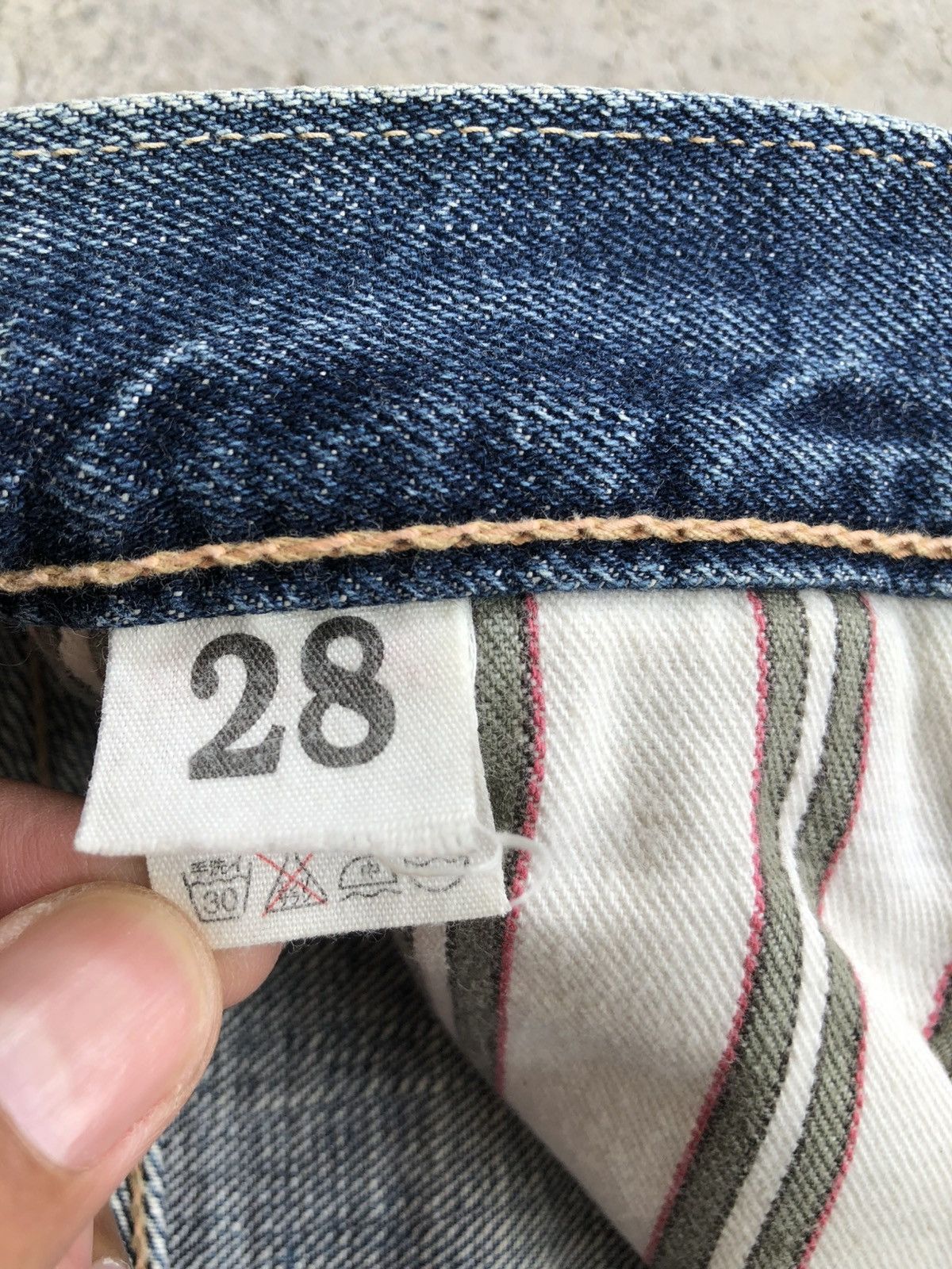 Warehouse & Co. Japanese Warehouse Duck Digger Selvedge Denim Diatressed Size US 28 / EU 44 - 21 Thumbnail
