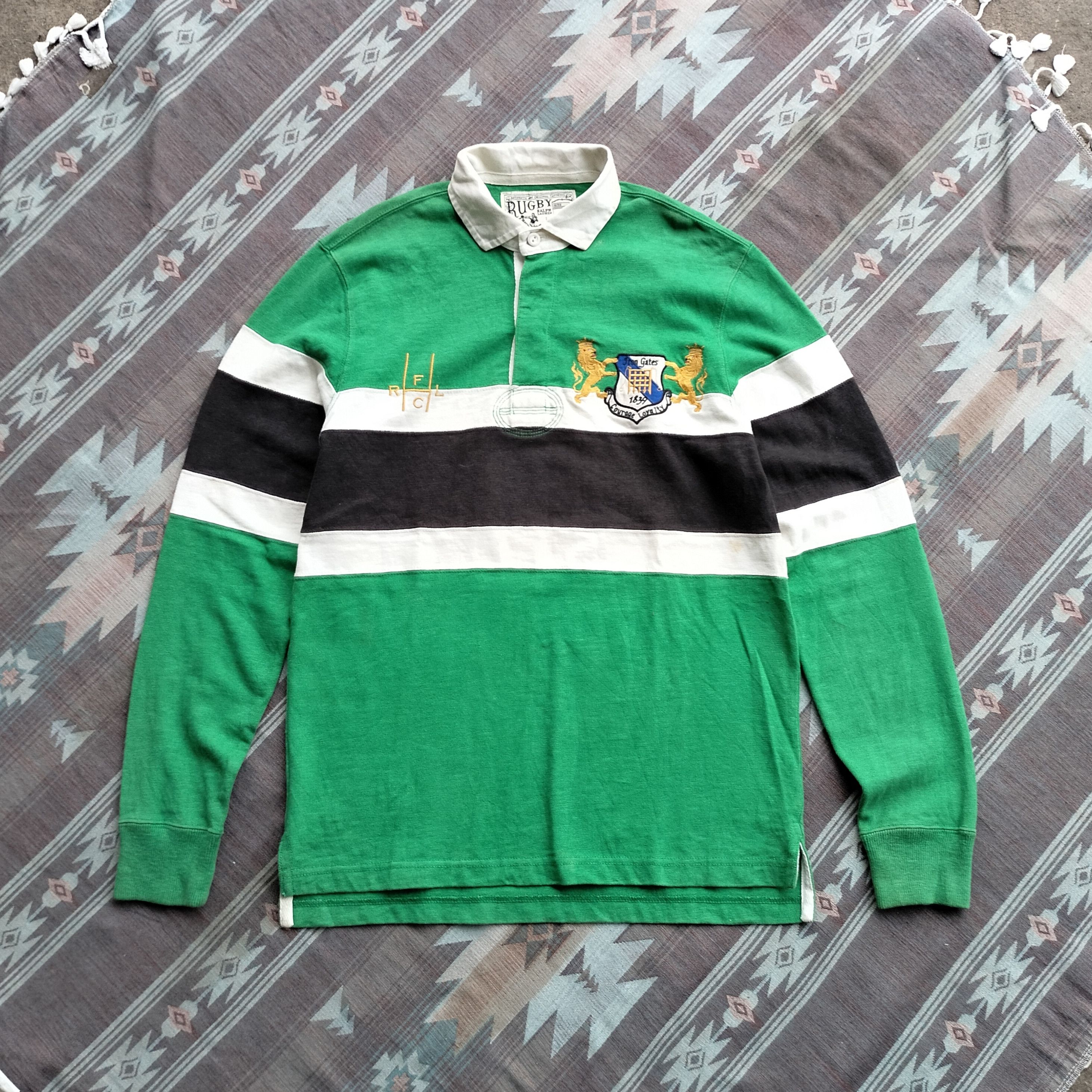 Vintage Rugby Ralph Lauren No. 8 Ls polo shirt