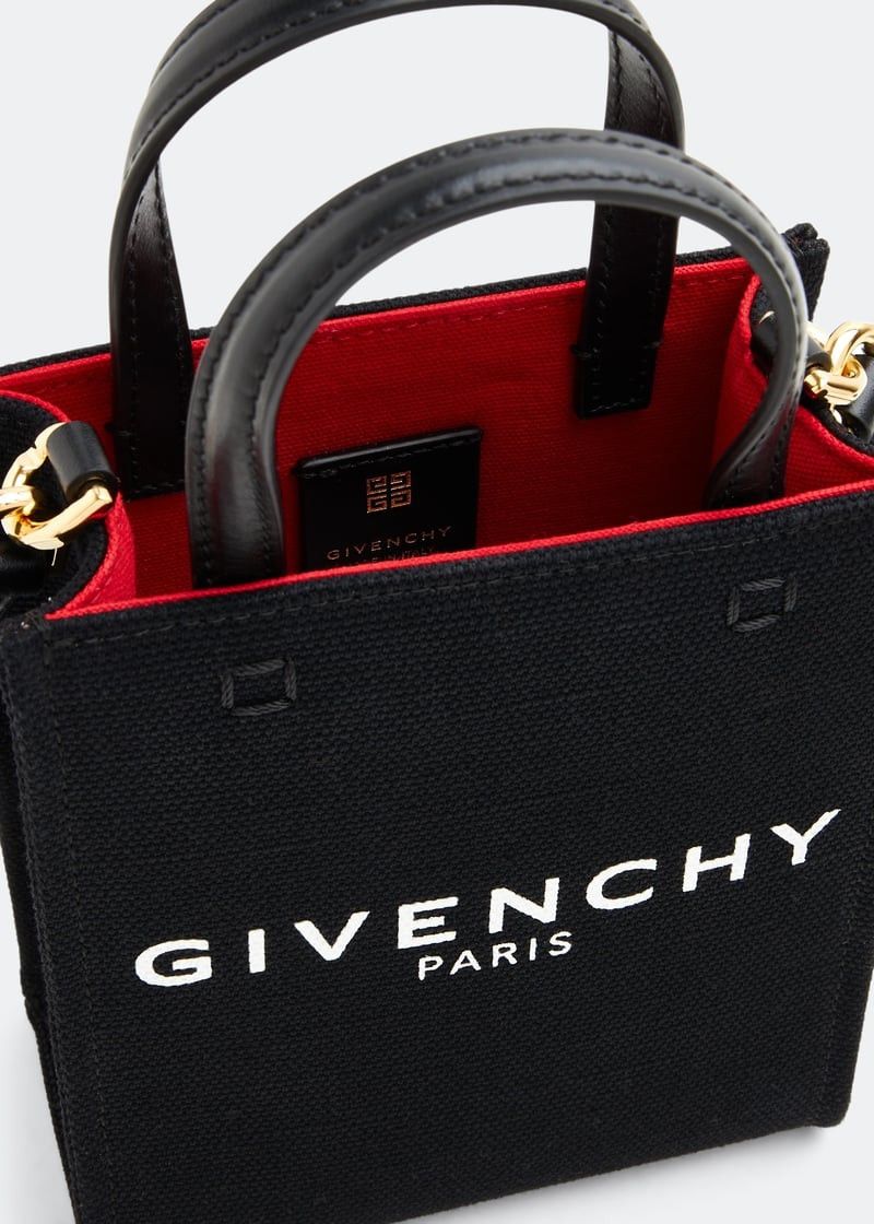 Givenchy o1srvl11e0625 Size:OS/Mini G-Tote Shopping Bag in Black Size ONE SIZE - 3 Thumbnail