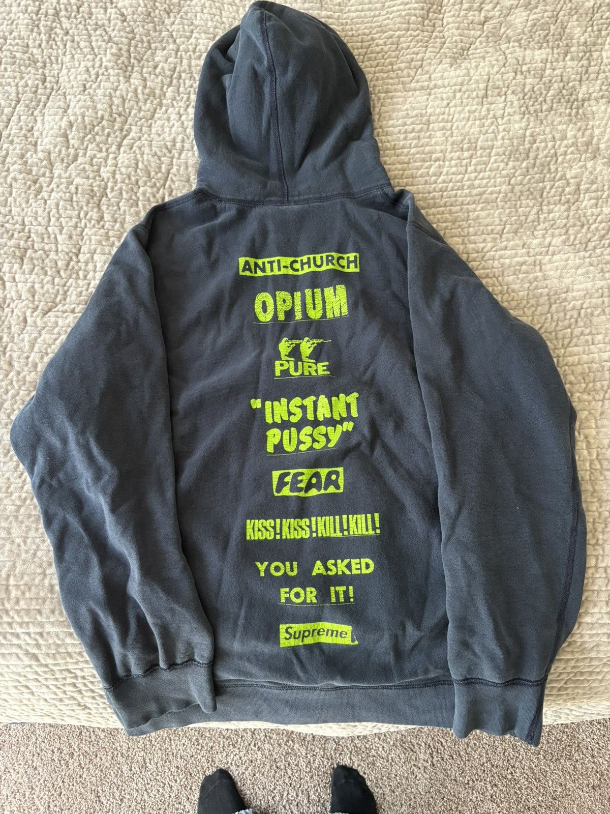 Supreme Supreme SS16 Pure Fear Opium Hoodie Size US L / EU 52-54 / 3 - 1 Thumbnail