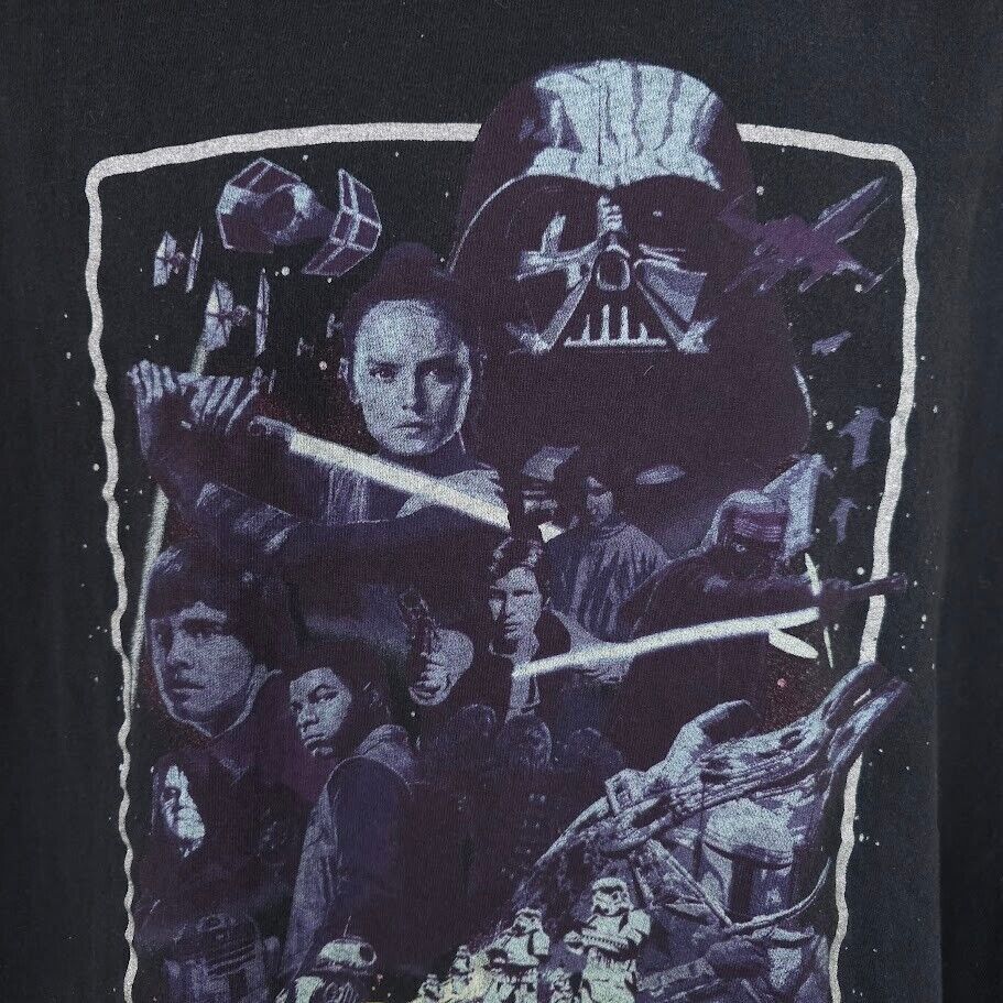 Disney Star Wars Saga T Shirt Mens Size 3XL Black Disney Concert Size US XXL / EU 58 / 5 - 2 Thumbnail