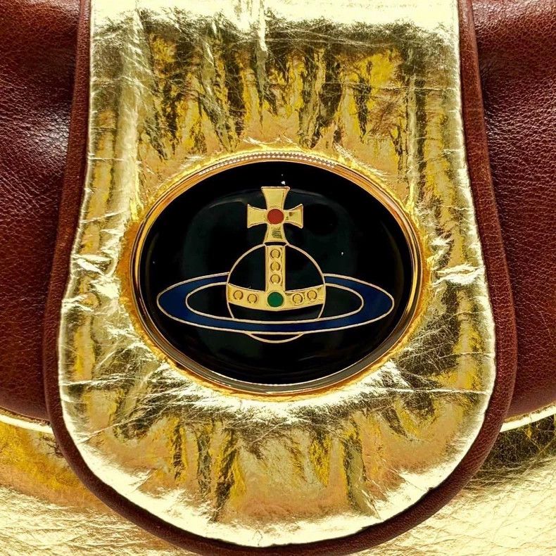 Vivienne Westwood Vivienne Westwood Brown matching porcelain handle bag Size ONE SIZE - 3 Thumbnail