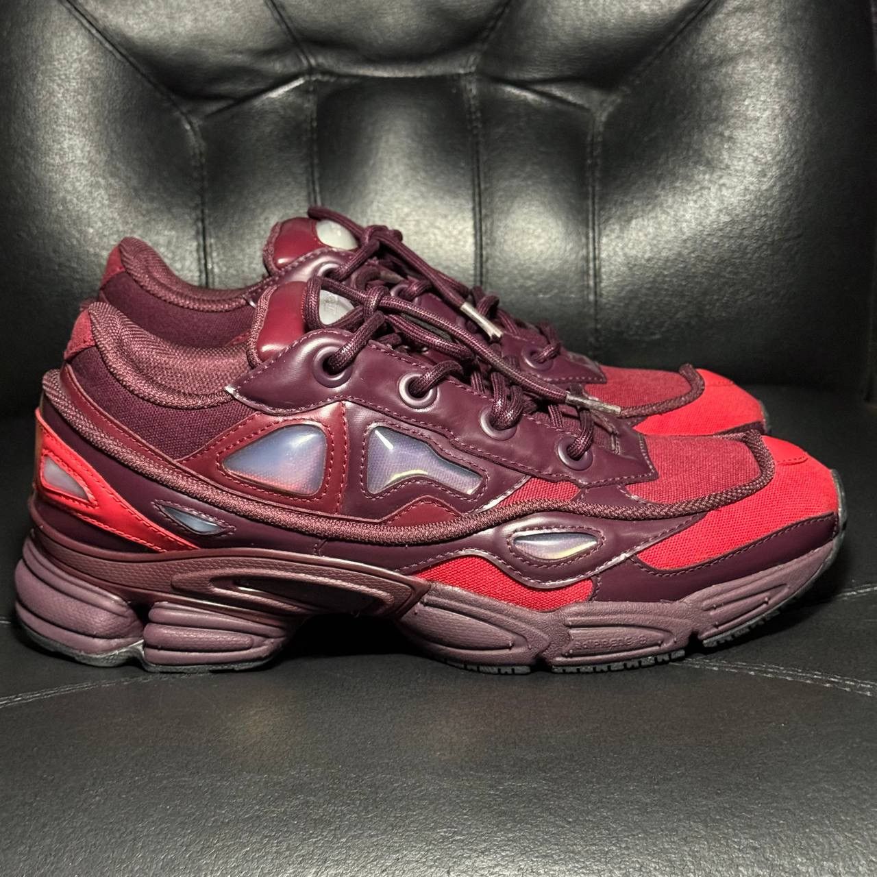 Adidas × Raf Simons 9us sneakers Adidas Raf Simons Ozweego burgundy Size US 9 / EU 42 - 1 Thumbnail