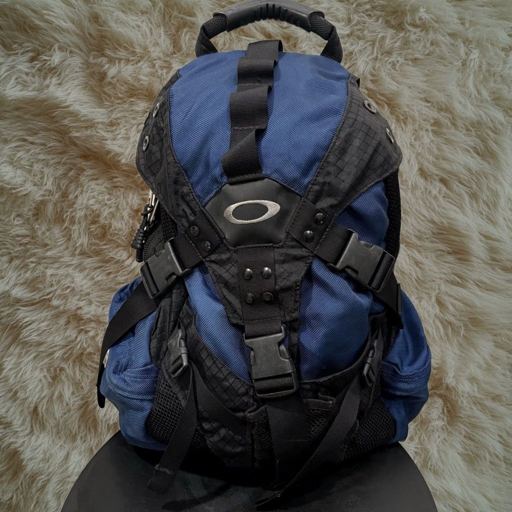 Oakley × Vintage Oakley Mini Icon Backpack 1.0 Black - Y2K Bag