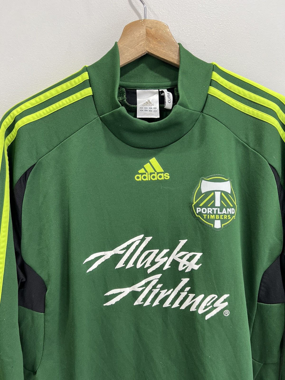 Adidas 2011 Adidas Portland Timbers Soccer Jersey Longsleeve kit Size US L / EU 52-54 / 3 - 4 Thumbnail
