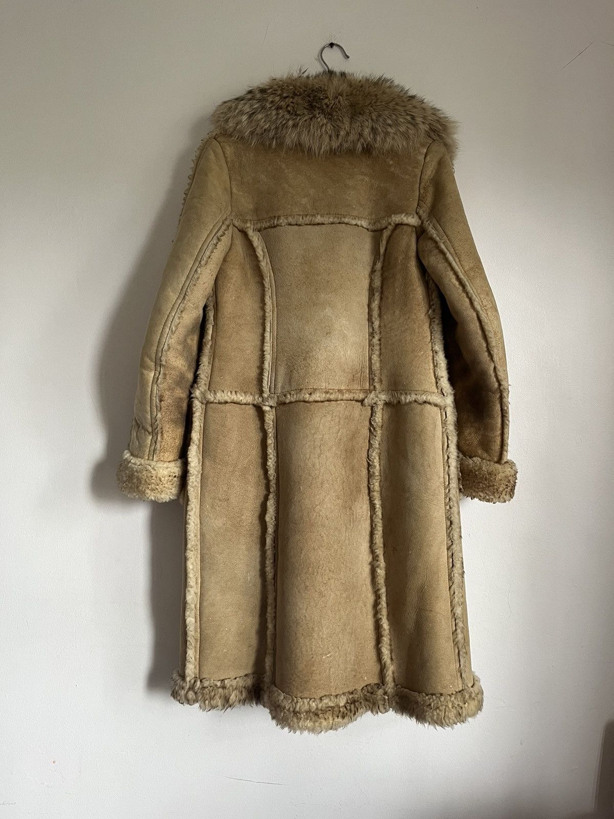 Genuine Leather Shearling Sheepskin Jacket For Woman’s Size L / US 10 / IT 46 - 5 Thumbnail