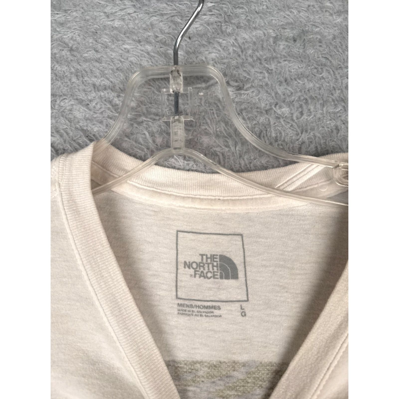 The North Face The North Face Shirt Men Large White Long Sleeve Cotton Crew Neck Mens Size US L / EU 52-54 / 3 - 7 Thumbnail