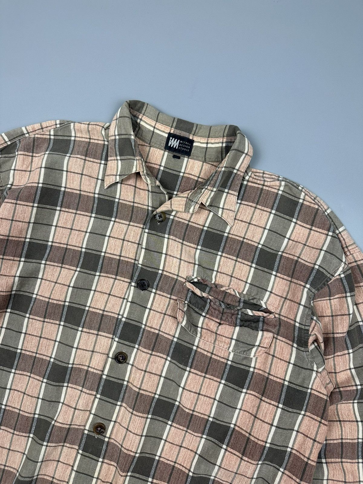 Issey Miyake × Japanese Brand Vintage Issey Miyake Checkered Design Studio Size US M / EU 48-50 / 2 - 4 Thumbnail