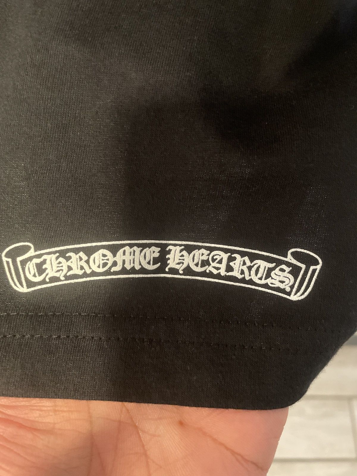Chrome Hearts Chrome Hearts Shoulder Logo Tshirt Size US M / EU 48-50 / 2 - 8 Thumbnail
