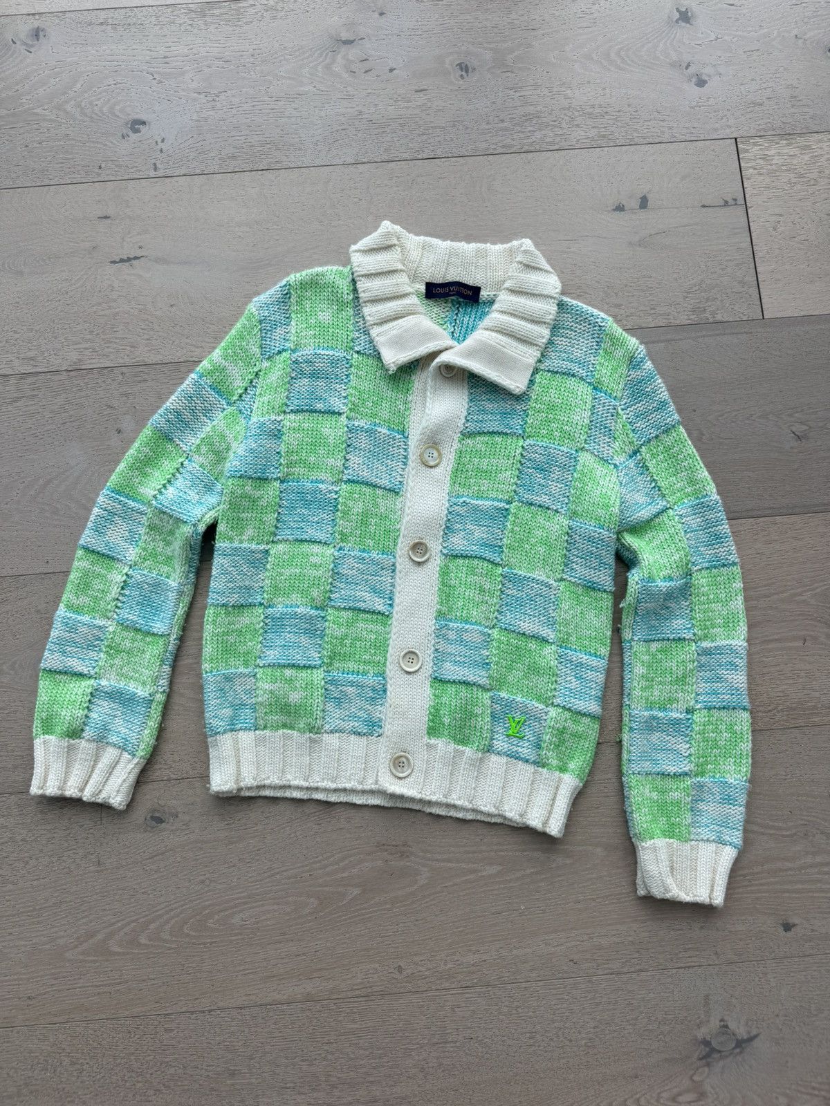 Louis Vuitton Louis vuitton virgil damier cardigan japan exclusive Size US L / EU 52-54 / 3 - 1 Thumbnail