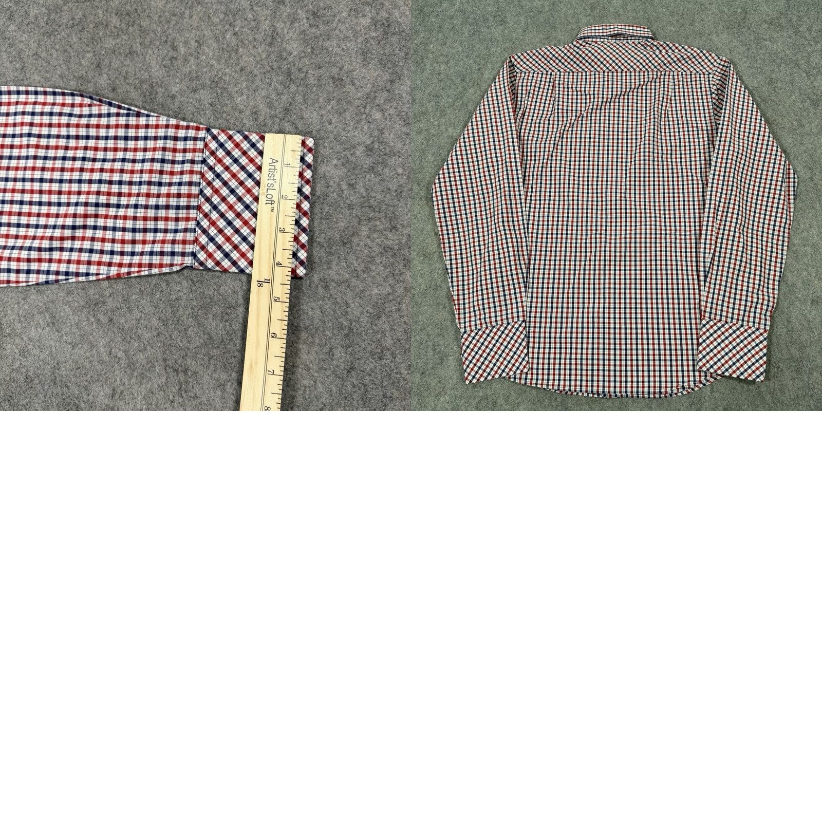 Ben Sherman Ben Sherman Shirt Men Medium Multicolor Plaid Long Sleeve Button-Down Blouse / Shirt Size US M / EU 48-50 / 2 - 11 Thumbnail