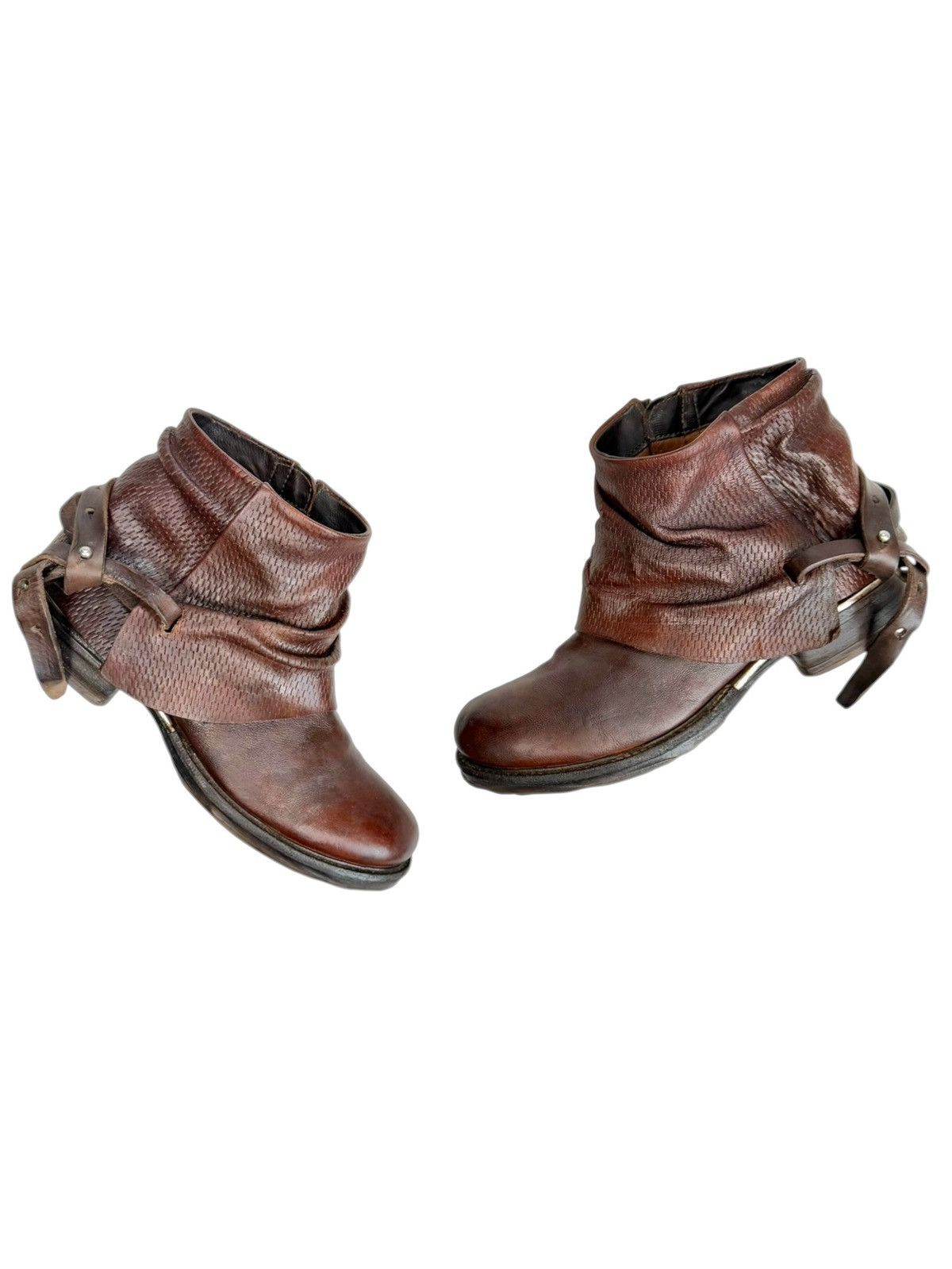 A.S.98 Vintage A.S. 98 Leather Boots Avantgarde Airstep Guidi style Size US 8 / IT 38 - 1 Thumbnail
