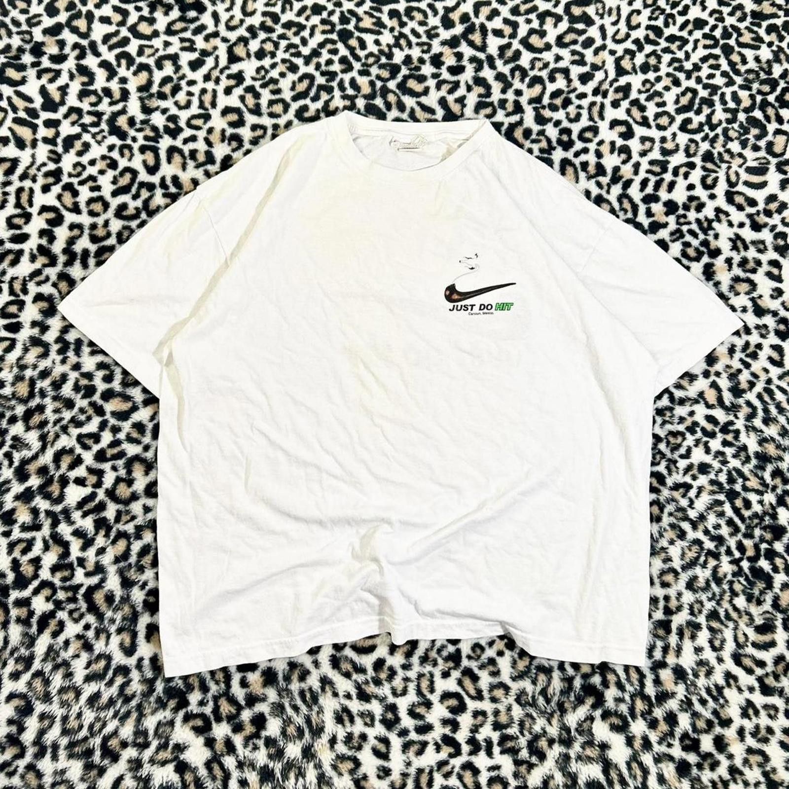 Nike Vtg Just Do Hit Nike Humor Tee Size XXL Size US XXL / EU 58 / 5 - 2 Thumbnail