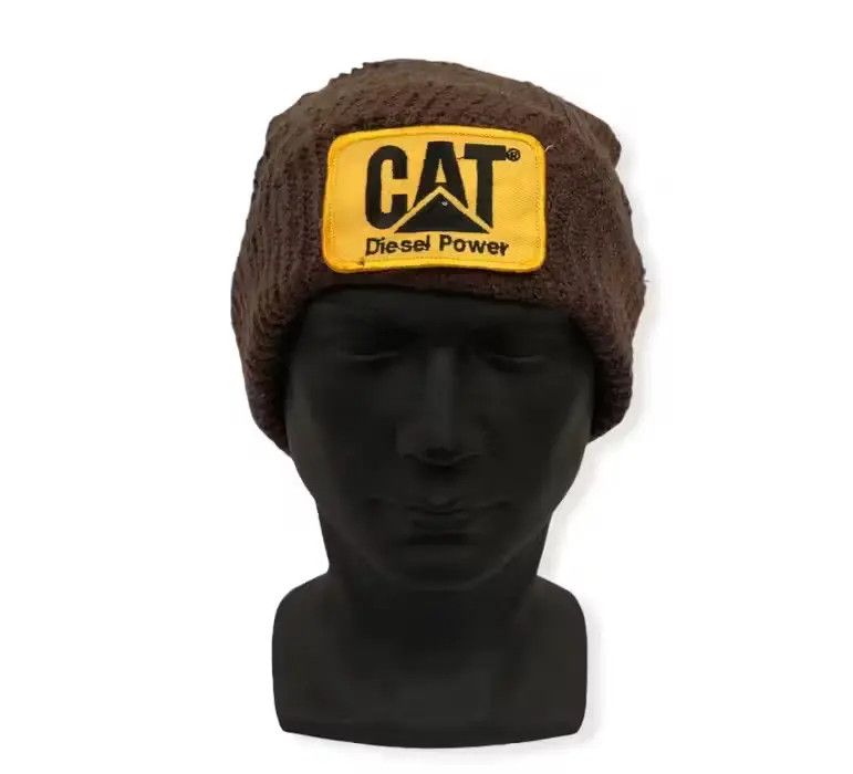 Caterpillar × Vintage Vintage Caterpillar Big Logo beanie Size ONE SIZE - 1 Thumbnail