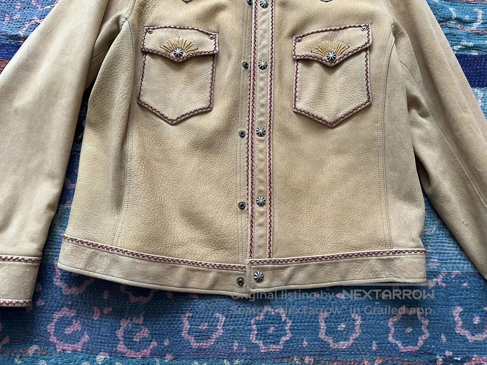 RRL Ralph Lauren rrl limited edition suede leather jacket. Size US L / EU 52-54 / 3 - 4 Thumbnail
