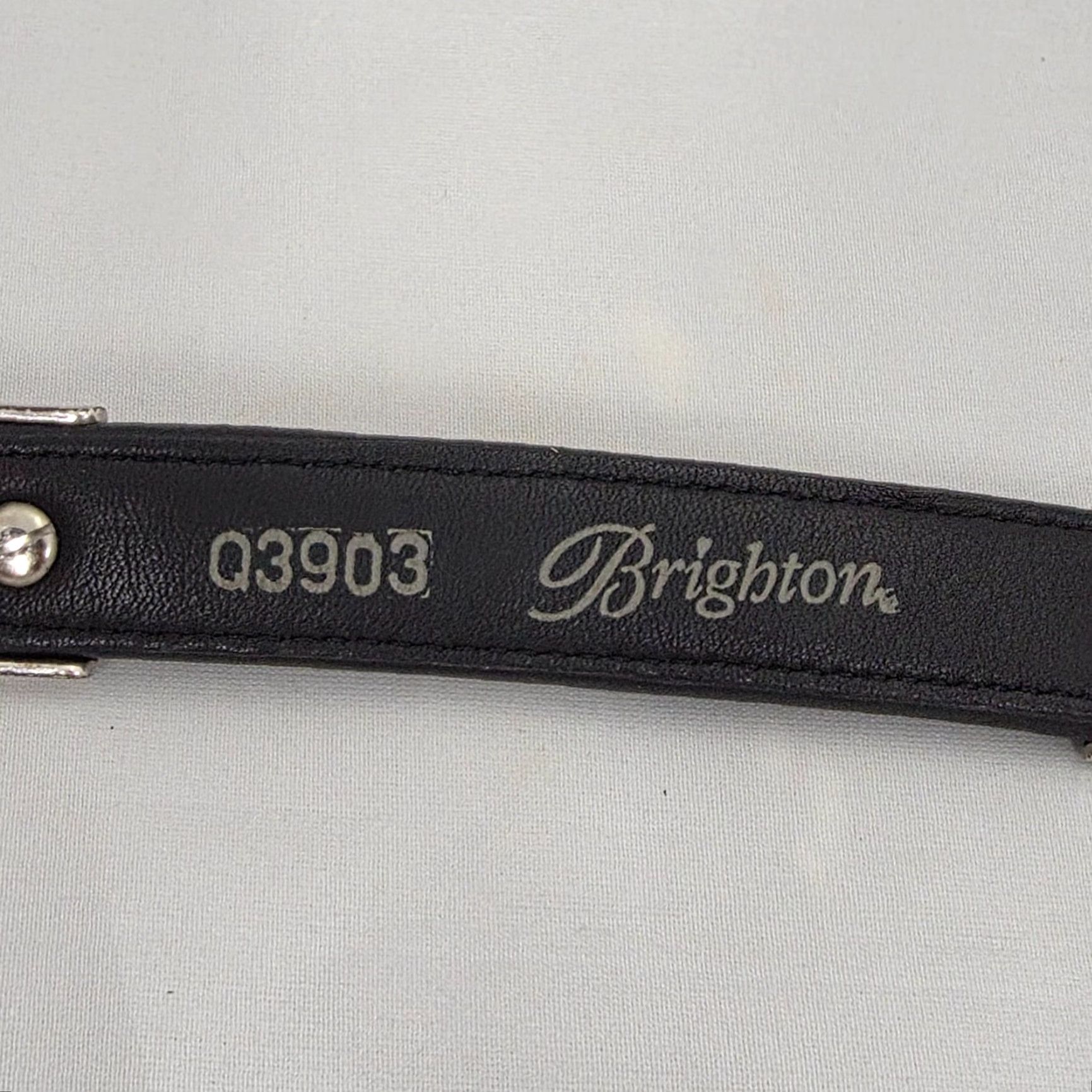 Brighton VINTAGE Brighton Belt Black Leather Leopard Zebra Cowhide Calf Fur Animal Print Sz Small Belt Women Size ONE SIZE - 7 Thumbnail