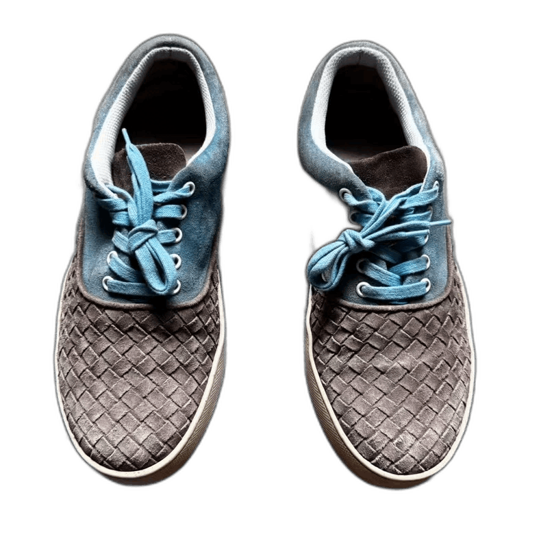 Bottega Veneta Bottega Veneta Woven Suede Sneakers Size 42.5 Size US 10.5 / EU 43-44 - 1 Thumbnail