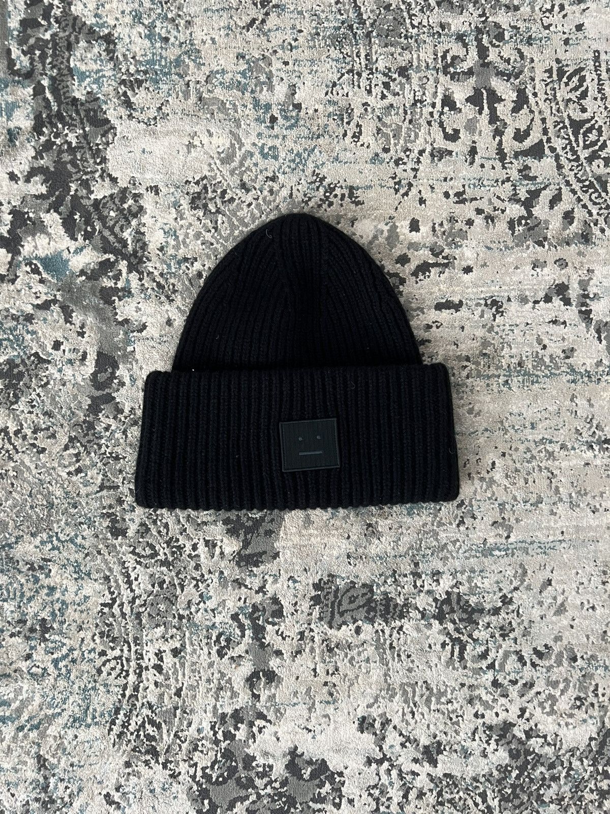 Acne Studios Acne Studios Face Logo Beanie Size ONE SIZE - 1 Thumbnail