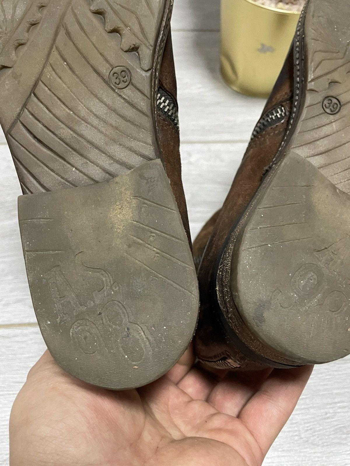 A.S.98 AS98 stitched engineered leather zip high boots eb0 Size US 9 / IT 39 - 18 Thumbnail